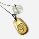 SASANIAN DOG TAG IN GOLD