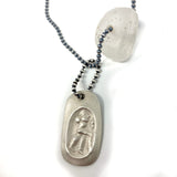 SASANIAN DOG TAG IN SILVER