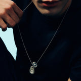 SASANIAN DOG TAG IN SILVER