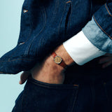 BOUTONS ET BATAILLES BRACELET IN WHITE GOLD