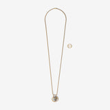 I HEART YOU NECKLACE IN GRANITE