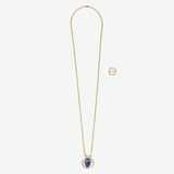I HEART YOU NECKLACE IN LAPIS LAZULI