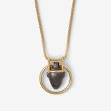 I HEART YOU NECKLACE IN HEMATITE