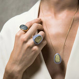 HASHTAG PENDANT IN CHALCEDONY