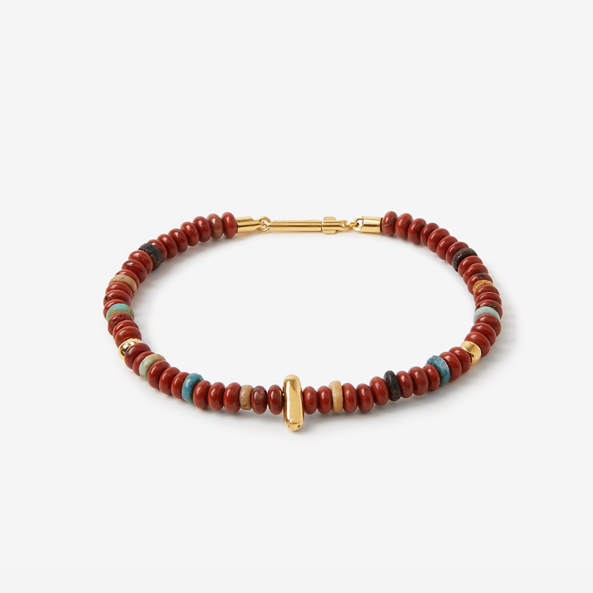 Faience Bracelet with Jasper · Oktaaf