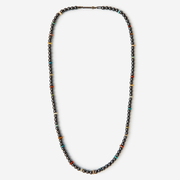 FAIENCE NECKLACE WITH HEMATITE